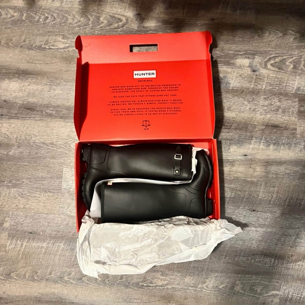 Hunter Tall Classic Black Rain Boots